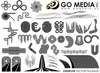 Go Media Produced Vector A Combination Of Lines