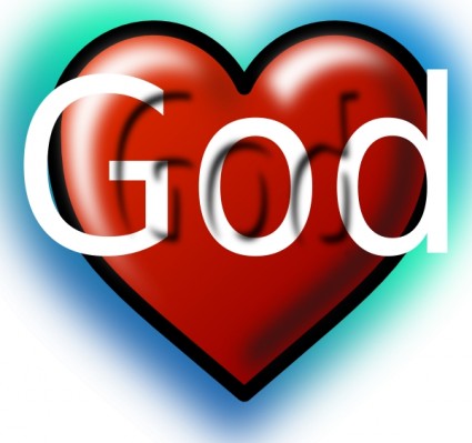 image clipart coeur Dieu