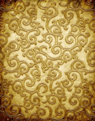 Gold Kupferstich Muster eingraviert hd-Bild