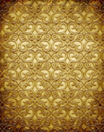 Gold Copperplate Pattern Engraved Hd Picture