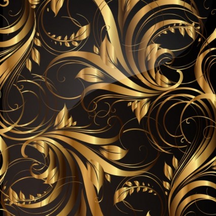 Vektor-Gold Muster