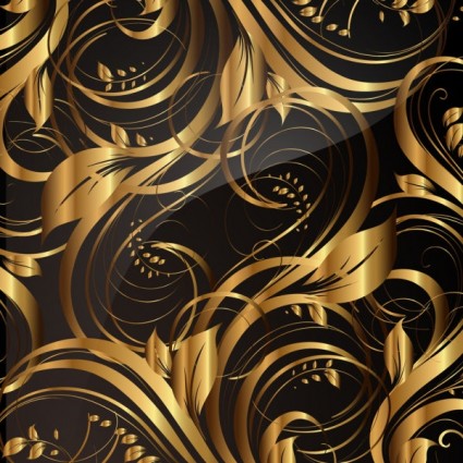 Gold Pattern Patterns Vector