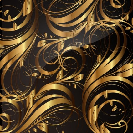 vector de patrones del patrón oro