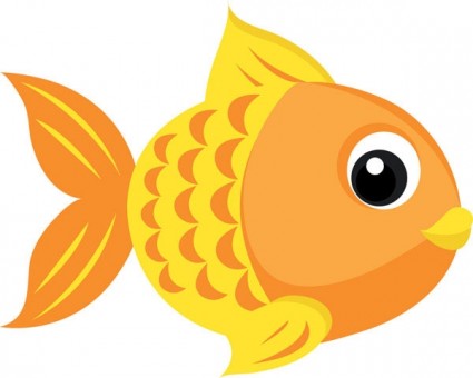 Золотая рыбка вектор