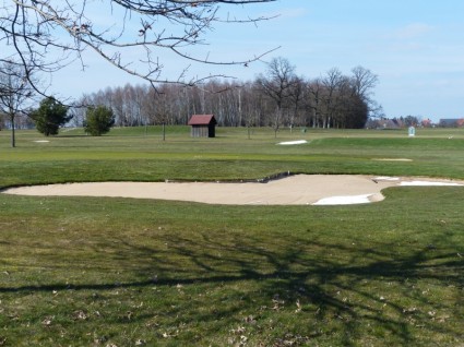 bunker de espaço verde de golfe