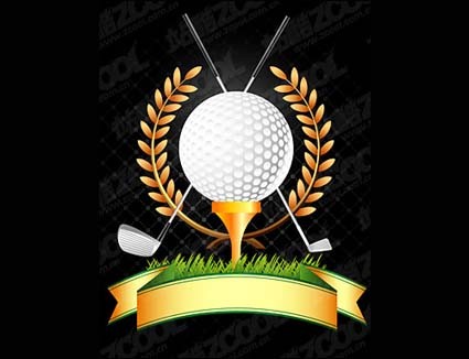 高爾夫高爾夫俱樂部小麥向量