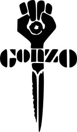 Gonzo tinju pedang clip art