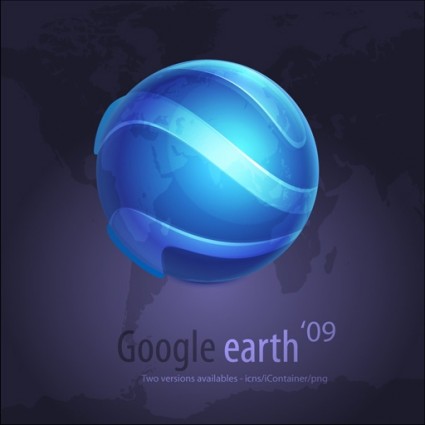 Google trái đất biểu tượng biểu tượng gói