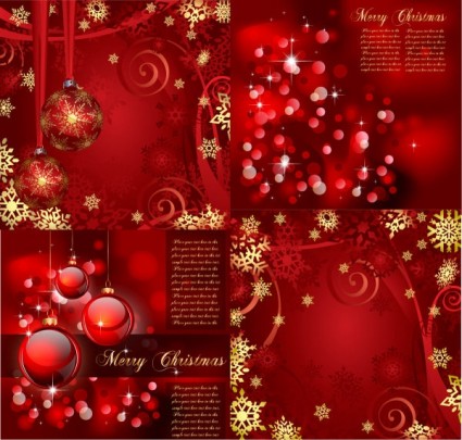 wunderschöne helle Weihnachten Hintergrund Muster Vektor