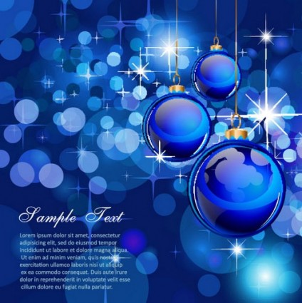 Gorgeous Christmas Background Vector