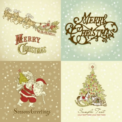 vector de magníficos diseños de Navidad