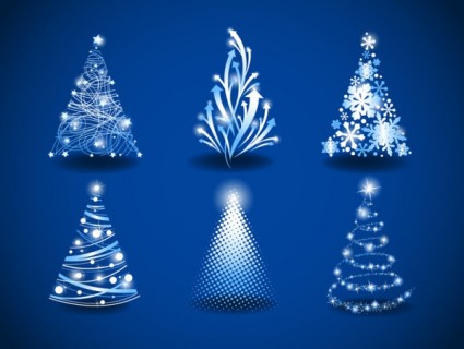 vector de magnífico árbol de Navidad