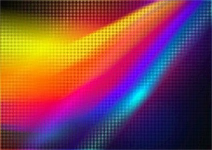 cantik warna neon latar belakang gambar vektor