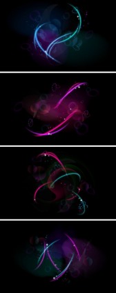 Gorgeous Dynamic Light Background Vector