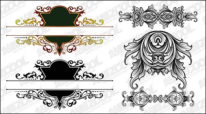 Gorgeous European Style Classical Pattern Vector