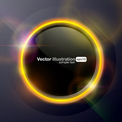 Gorgeous Halo Background Vector