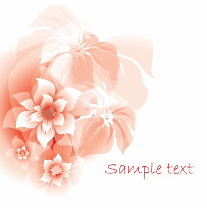 Gorgeous Red Pattern Vector