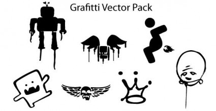 graffiti gratis vector pack