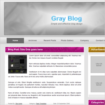 серый блог