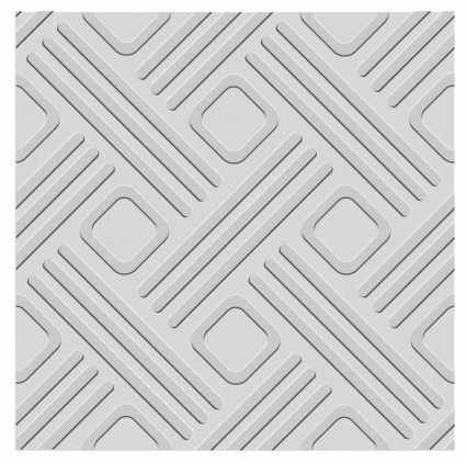 Gray Embossed Lines And Squares Seamless
