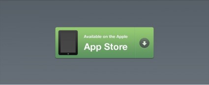 màu xanh lá cây app cửa hàng nút