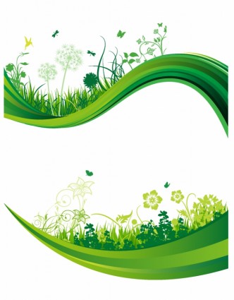 grüne Banner