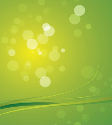 Зеленый Боке абстрактный светлом фоне векторной графики
