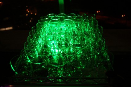 グリーン クリスタル ガラス