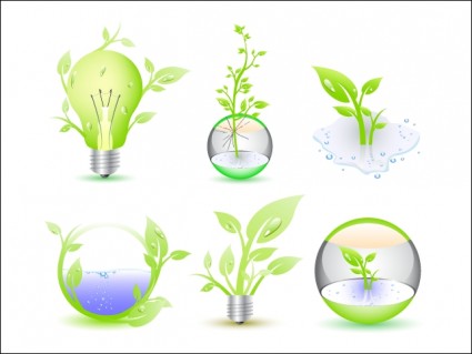 collection d'icônes d'eco vert