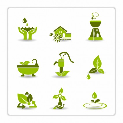 symboles eco vert