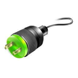 綠色電插頭
