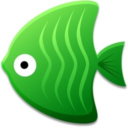 Grüner Fisch