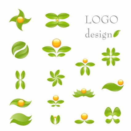Green Leaf Icon Vector