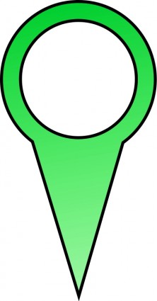 Grüne Karte-pin