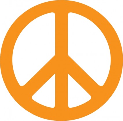 ClipArt simbolo di pace verde
