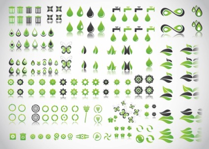 vettori di pianeta verde