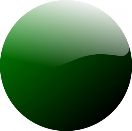 緑色の丸いアイコン クリップ アート