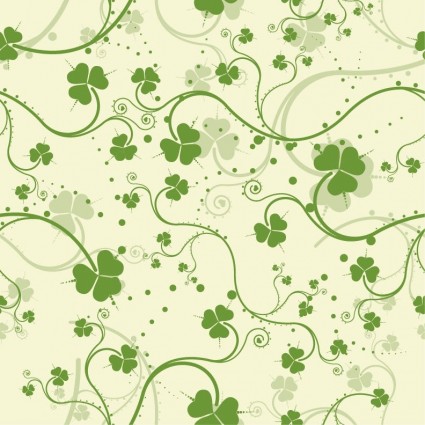 grüne nahtlose floral Vector Hintergrund