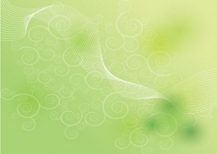 緑色の図形の背景のベクトル