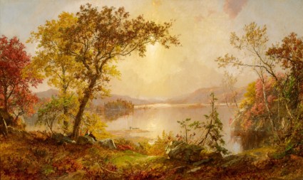 olio di Greenwood dipinto su tela