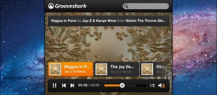 Grooveshark Mini Music Player