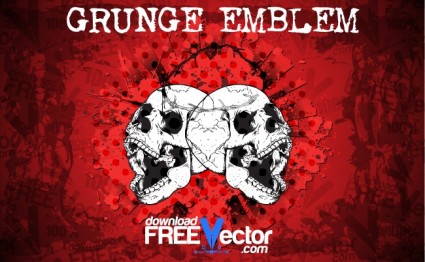 emblema vector grunge