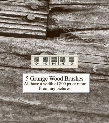 cepillos madera Grunge