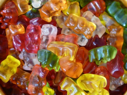 Gummi beruang buah gusi beruang