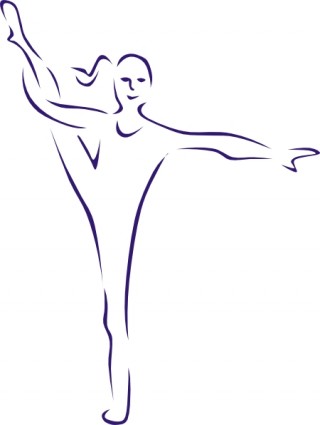 clip art de gimnasta