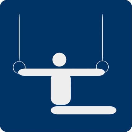 Gymnastik-Piktogramm