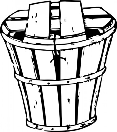 cesta de meio alqueire com capa clip
