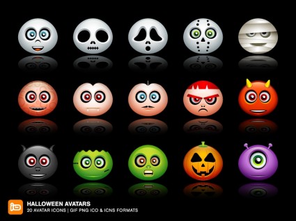 Halloween Avatars Icons Icons Pack