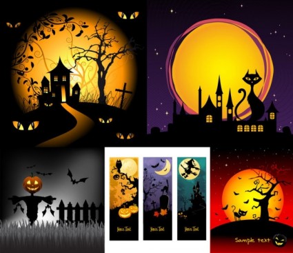 ilustradores de banda desenhada de horror de Halloween