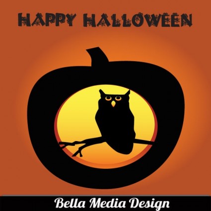 bí ngô halloween owl